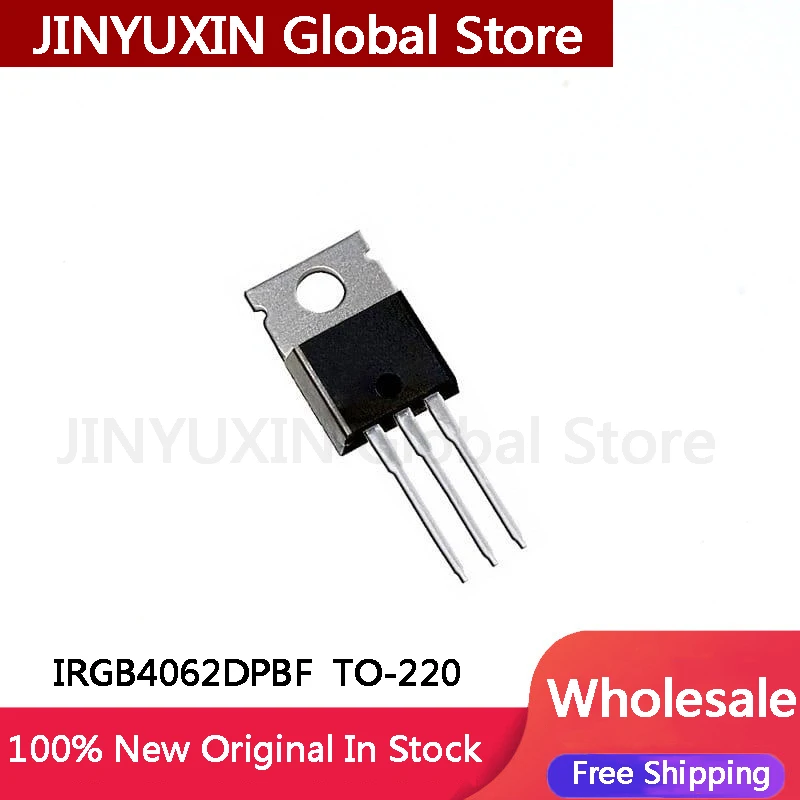 Chipset IC em estoque, IRGB4062, GB4062D, IRGB4062DPBF, IRGB4062D, TO-220, 600V, 24A, Atacado, 5-100Pcs