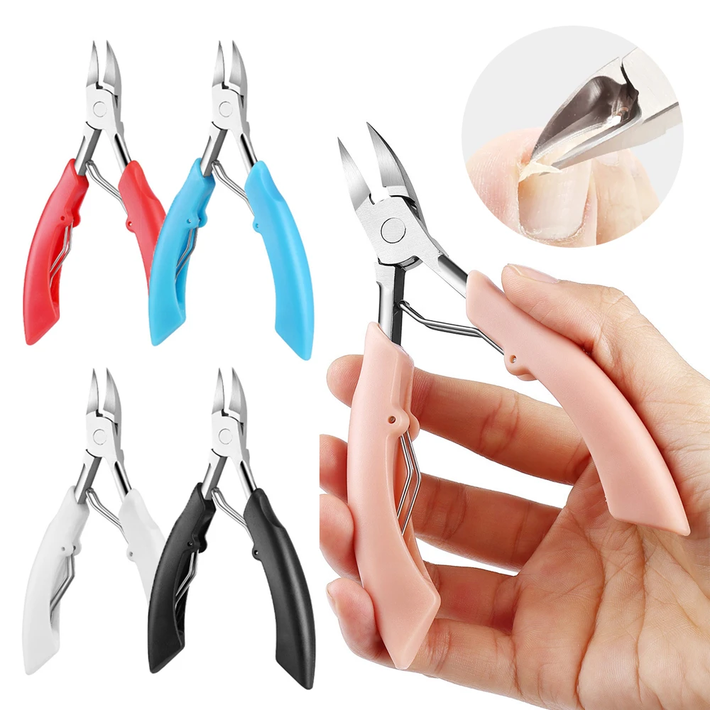 Ingrown Toenail Tool Dead Skin Remover Thick Toe Nail Clippers Cutter Nail Cuticle Scissors Pedicure Curved Manicure Tool