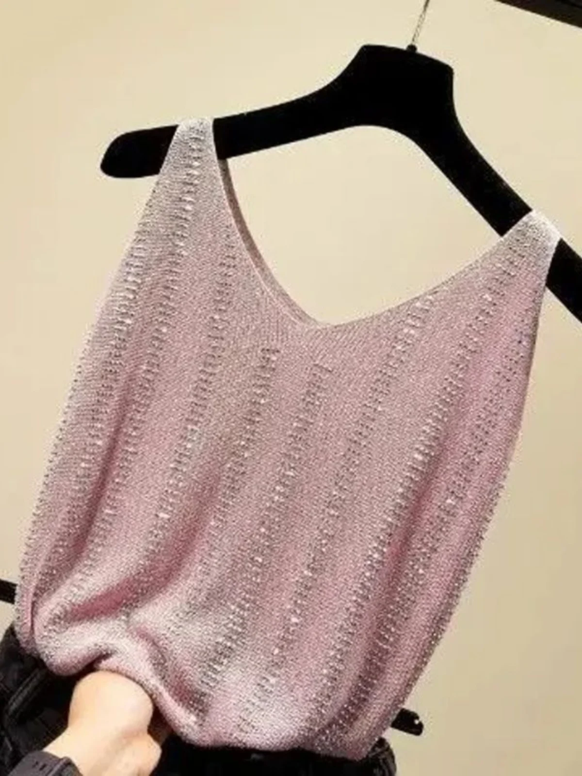 

Женский жилет Svel V-Ne Base irt Street Sle Slim Fit Regular Length Pure Color, повседневная одежда, летняя мода