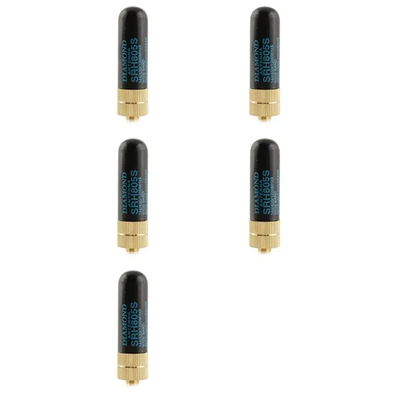 

【РЕКОМЕНДУЕМ】5X антенна для рации SRH-805S, двухдиапазонная антенна, 5-сантиметровая антенна-«пальчик», многофункциональная ультракороткая малогабаритная антенна