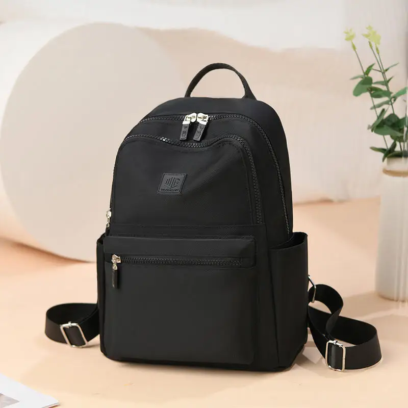 Backpack For Women Outdoor Casual Simple Large Capacity Versatile Backpack Water Repellent Oxford Portable Bag