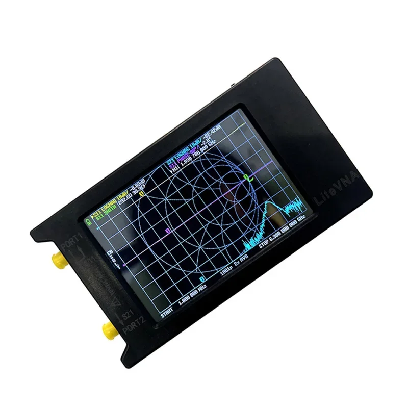 HOT HOSHI LiteVNA64 50kHz-6.3GHz Vector Network Analyzer HF VHF UHF Antenna With 3.95 Inch Display Screen