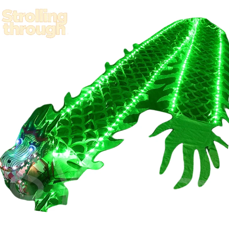 

Уличные разноцветные реквизиты для фитнеса: светящиеся игрушки для танца дракона, подарки на фестивали, интерактивные игрушки для детей и родителей