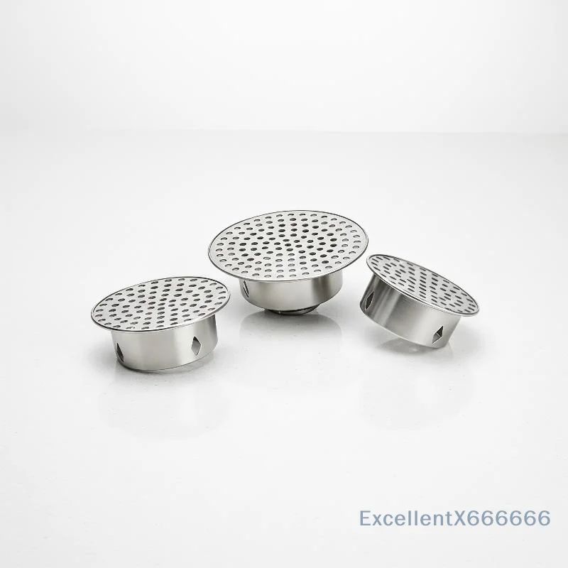 Round Hole Gutter Guard Net Stainless Steel Anti Clogging Secondary Drainage Cover for Roof Eave Rain Gutter Protection