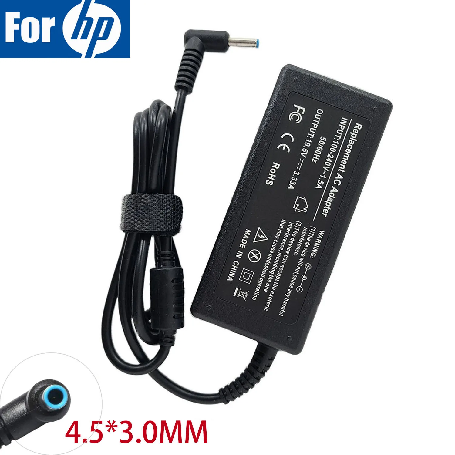 New 65W 19.5V AC Power Adapter Laptop Charger for HP Pavilion 3168NGW RMN TPN-Q188