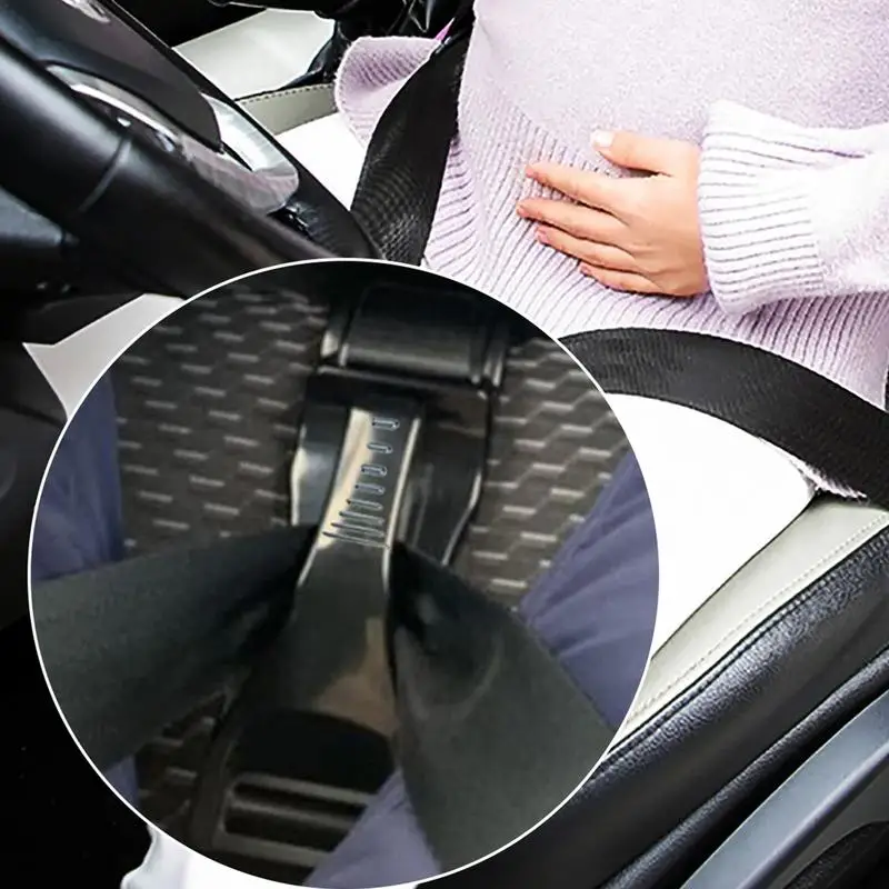 Pregnancy Safety Belt For Car Pregnancy Bump Strap Adjuster Slip Resistance Easy To Install Pregnancy Seatbelt For Expectant