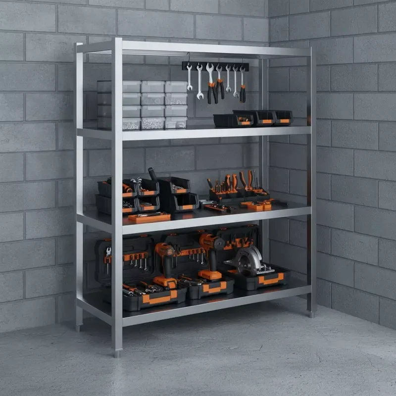 Commercial Stainless Steel Shelving Units Kitchen Retail Display Stands Hotel Restaurant Supplies