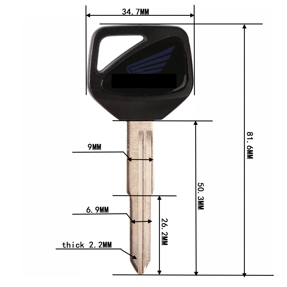 Motorfiets Sleutel Ongesneden Blanco Vervanging Sleutels Voor Honda Cbr 600 900 929 954 1000 Rr F4 F4i Cbr1100xx Cbr1000 Rr Vfr800 Cb400 Vtec