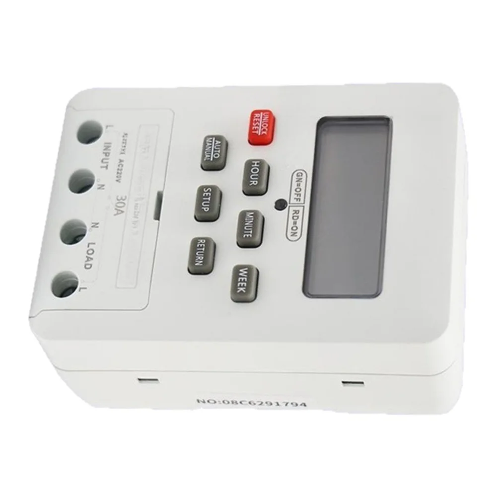 KG316TA Digital AC220V 30A Timer Switch Designed for For water Pump For water Heater and Router Power Timing Applications