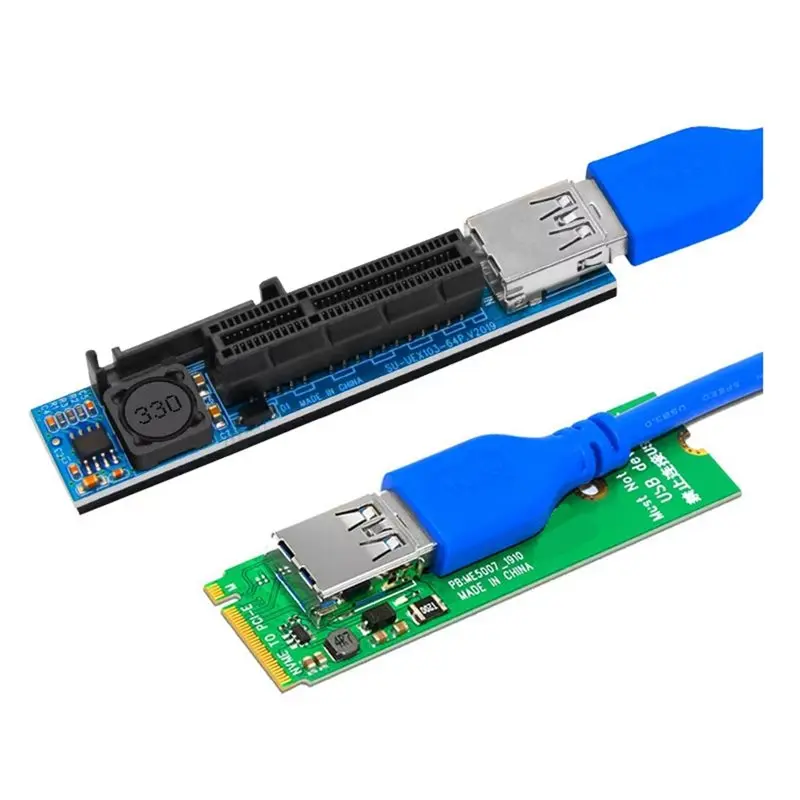 

Адаптер-удлинитель ABFM-Raiser NVME M.2 на PCI-E X4, карта-райзер, разъем для видеокарт, удлинитель PCIe, 60 см