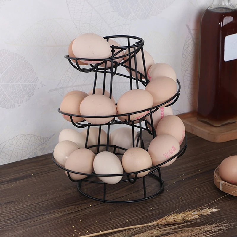 

Egg Storage Rack Spiral Egg Rack Storage Rack