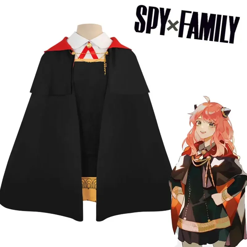 Anime Spy X Family Damian Desmond Anya Forger disfraces Cosplay capa peluca Imperial Scholar capa uniforme escolar Halloween Coágulo MN3