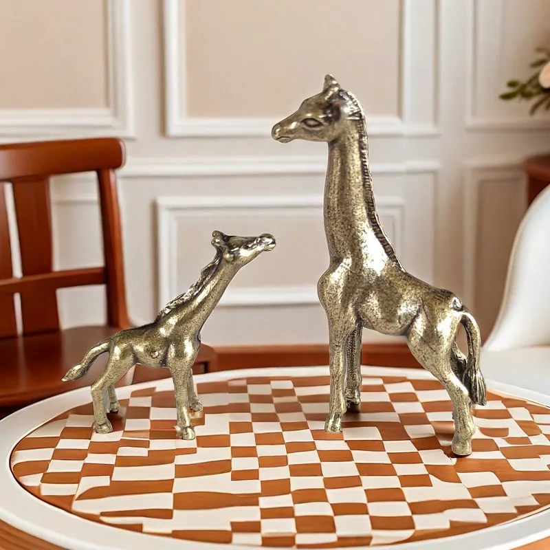 Micro Landscape Simulation Animal Cute Giraffe Decoration Doll Succulent Bonsai Gardening Fence Decorative Landscaping Props