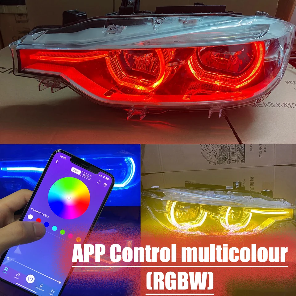 7419615 블루 엔젤 아이즈 DRL 데이라이트 LED 칩, 2018 BMW F30/F31/F35 330/340i LCI용 최적의 선택