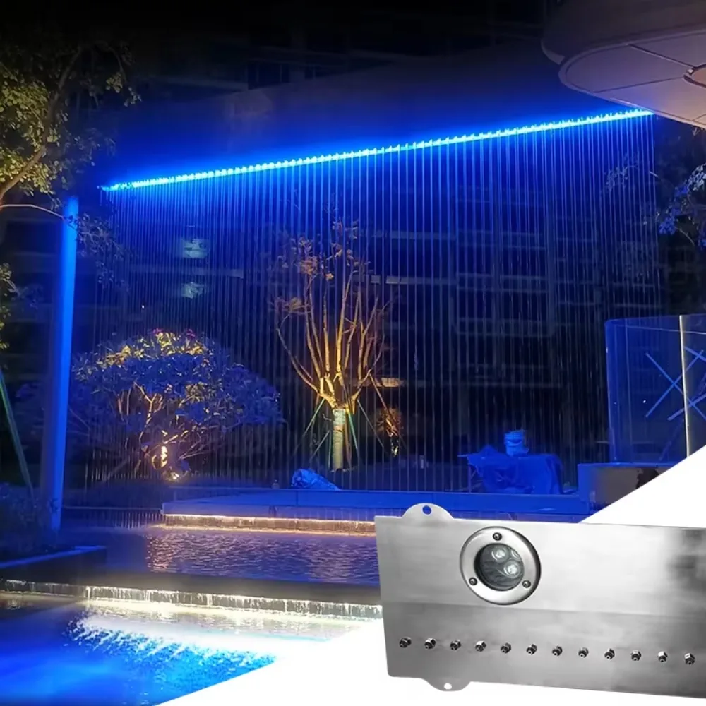 

Commercial Garden Decorative Water Feature Water Waterfall Rain Curtain Fountain