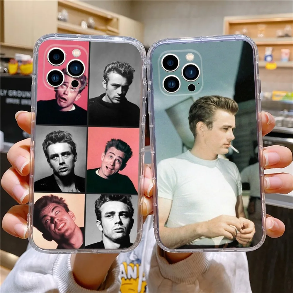 Классический винтажный Чехол для телефона J-James D-Dean для iPhone 15,14,13,12,Mini,11,Pro,Max,Plus,X,XR,XS,8,SE,2020, плюс Прозрачный чехол