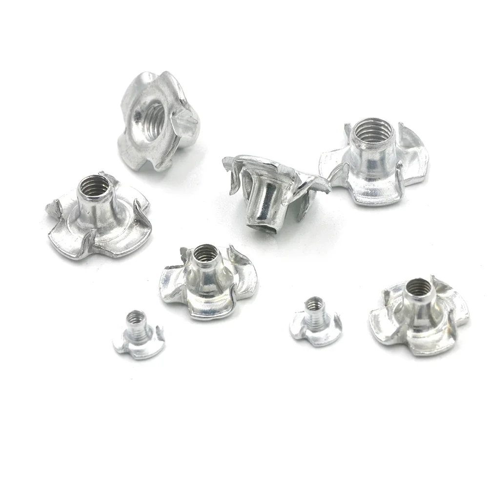 20PCS Vier Krallen Mutter Lautsprecher Mutter M2 M3 M4 M5 M6 T-Mutter Blind Zinken T muttern für RC Boote Modell DIY Zubehör – Detail 4