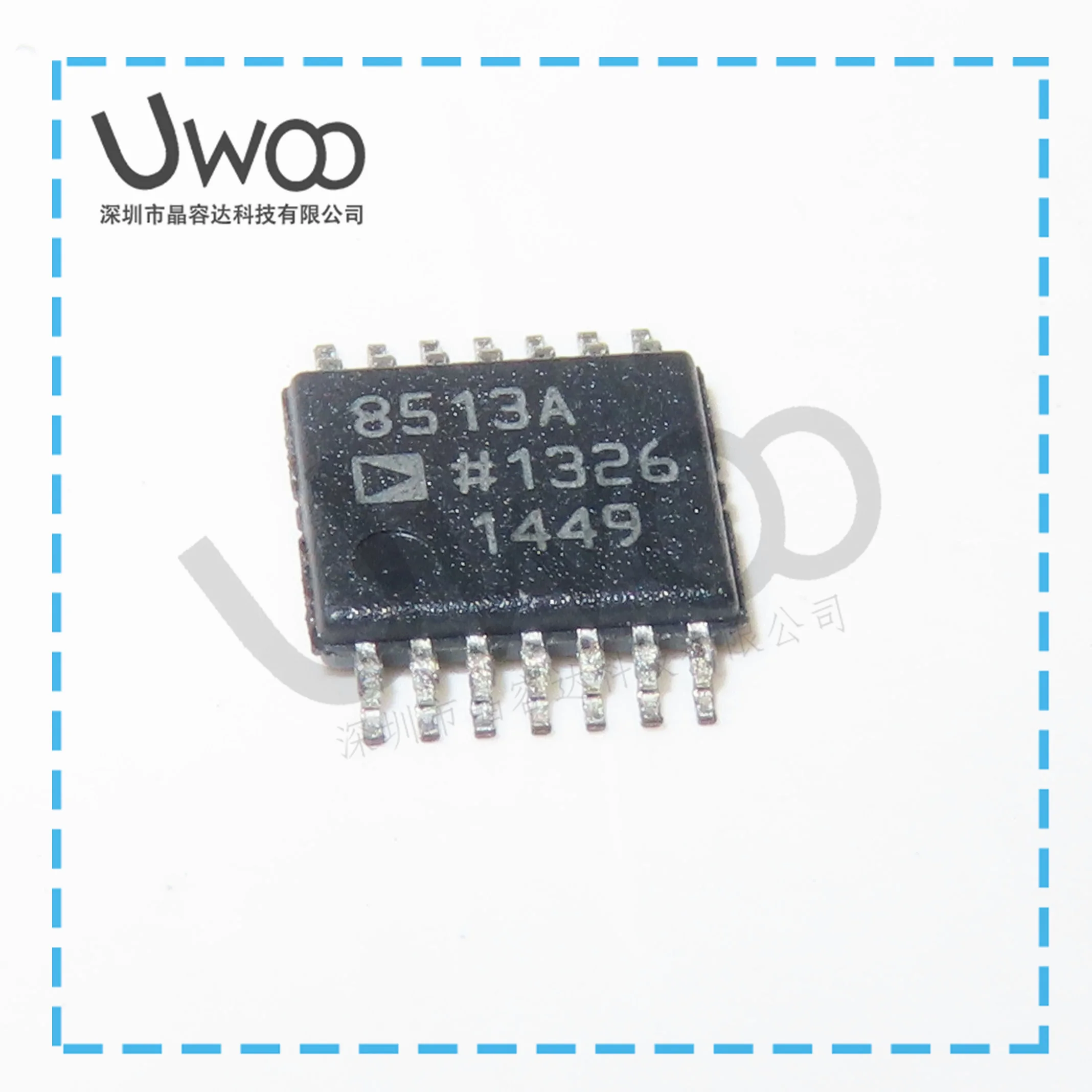 100%Original New   AD8513ARUZ AD8513  8513A  TSSOP-14    AD8513ARZ AD8513A AD8513  SOIC-14