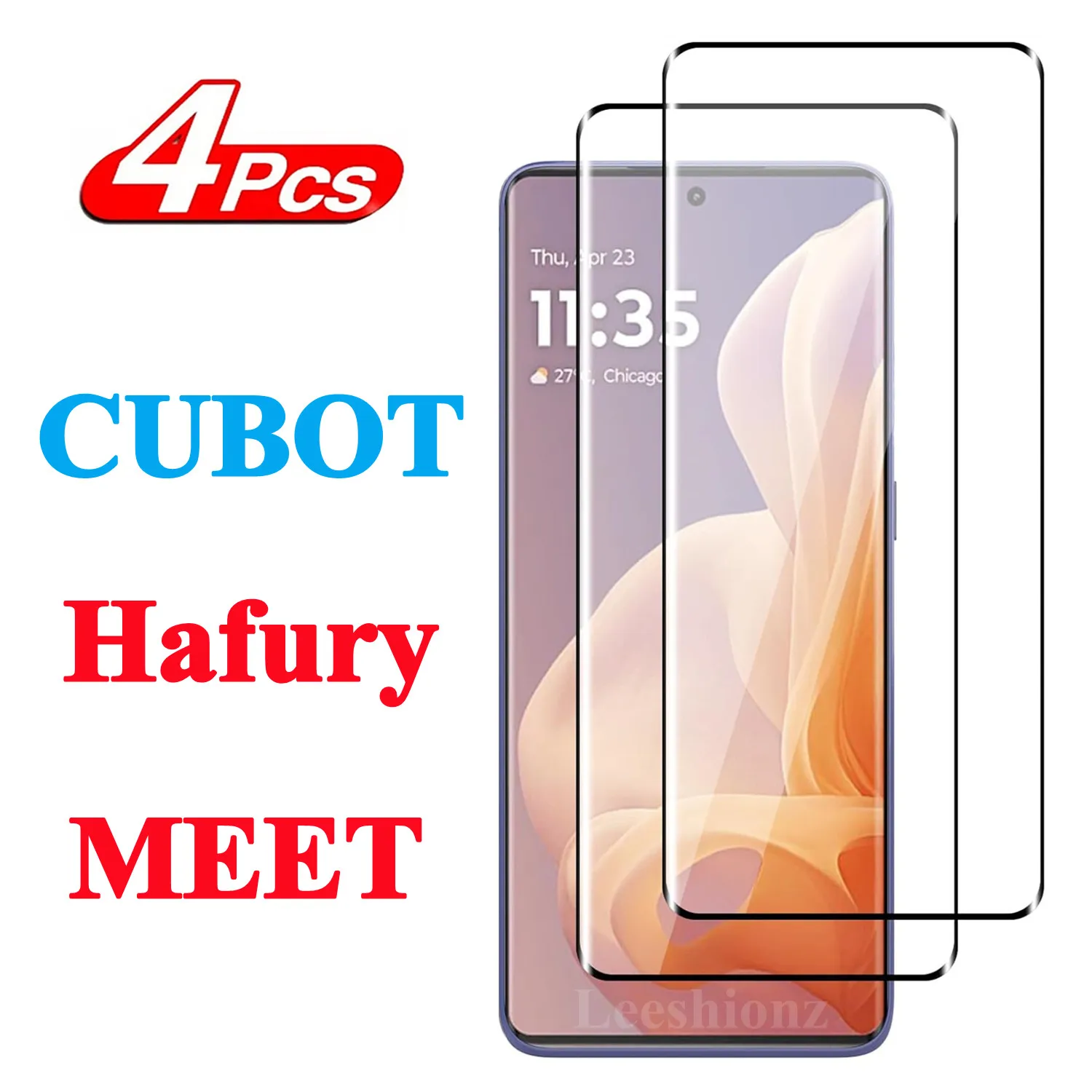 

1/4Pcs Curved Glass For CUBOT Hafury Meet Screen Protector Glass