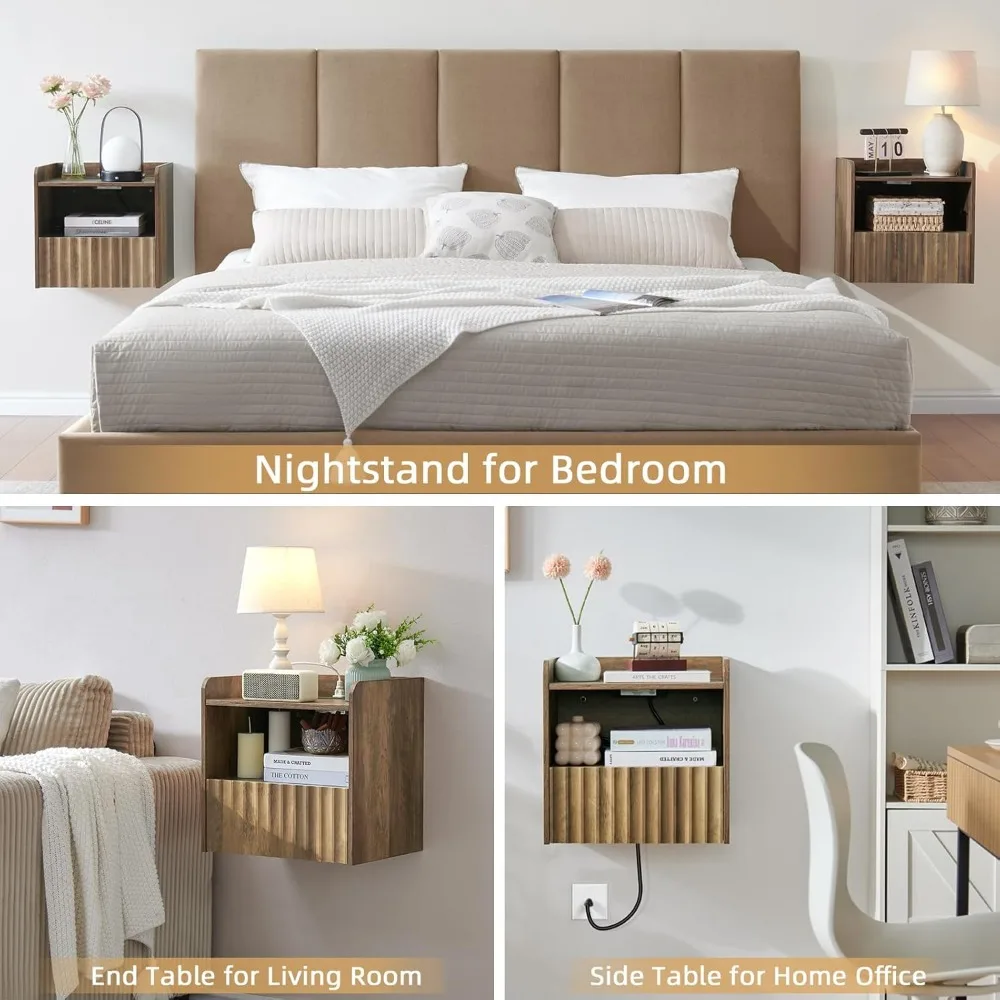 White Nightstand with Acorn Accents, 21 Wide x 16 Deep x 26 Tall, Dakota Style Bedside Table