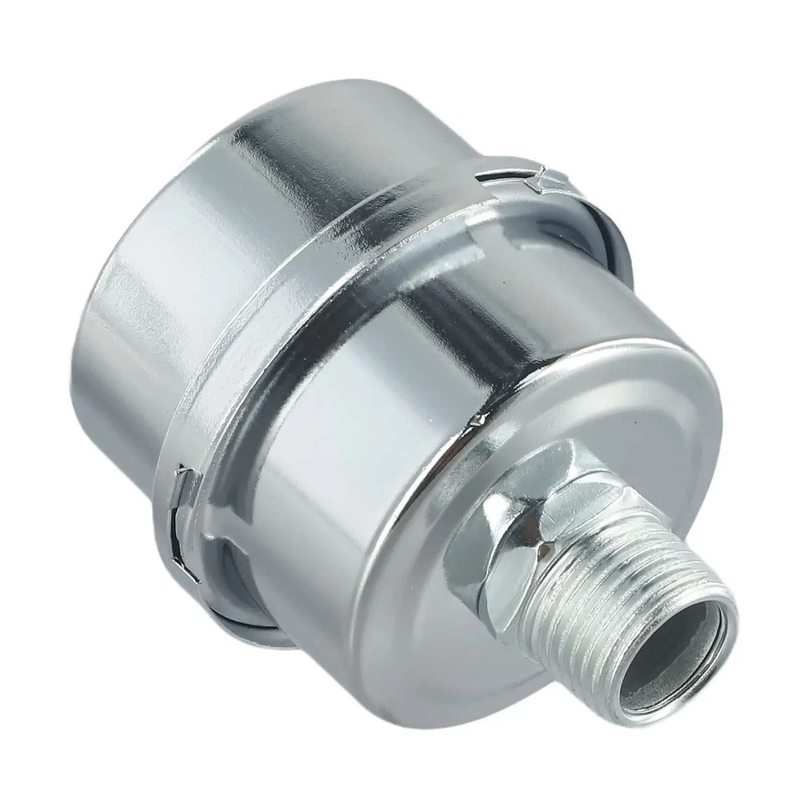 12.5/16/20mm Portable Metal Air Filter Oil-Free Muffler Intake Filter Air Compressor Pump Accessories Squelch Muffler Hot