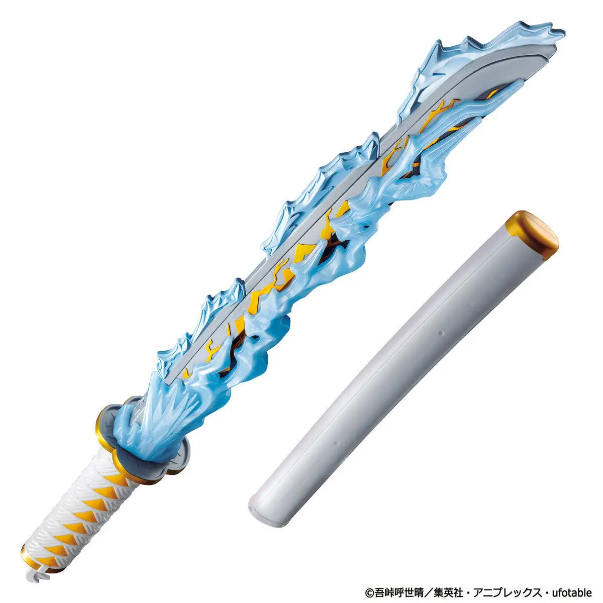Bandai Original Demon Slayer Dx Nichirin Blade Agatsuma Zenitsu Thunder Breathing Sound-Producing Toy Birthday Gifts