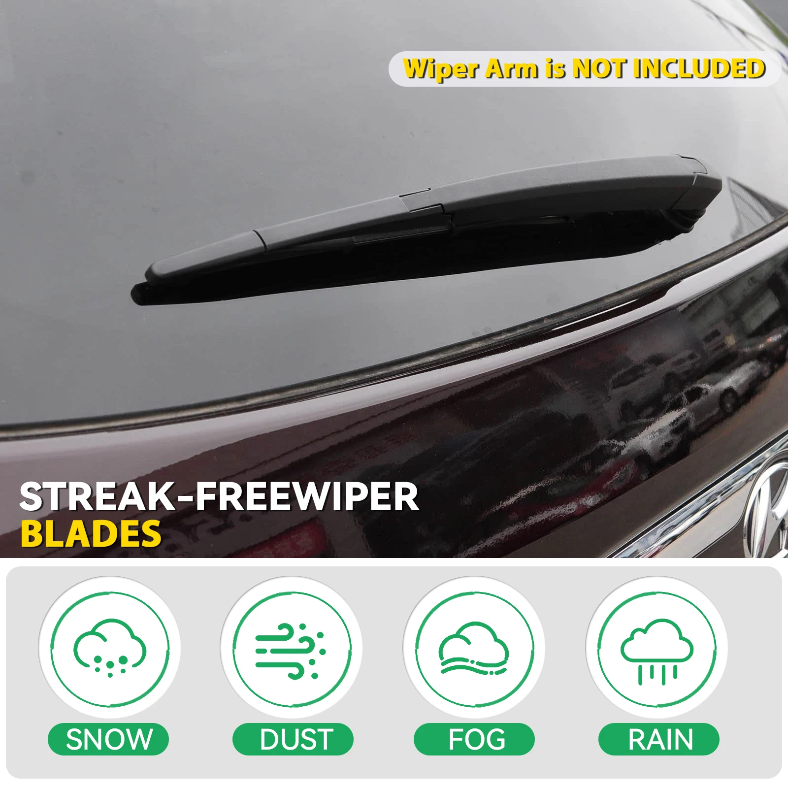 Pióro wycieraczki przedniej szyby do Hyundai Veracruz IX55 Wycieraczka tylnej szyby 2006 2007 2008 2009 2010 2011 Szczotka przeciwdeszczowa