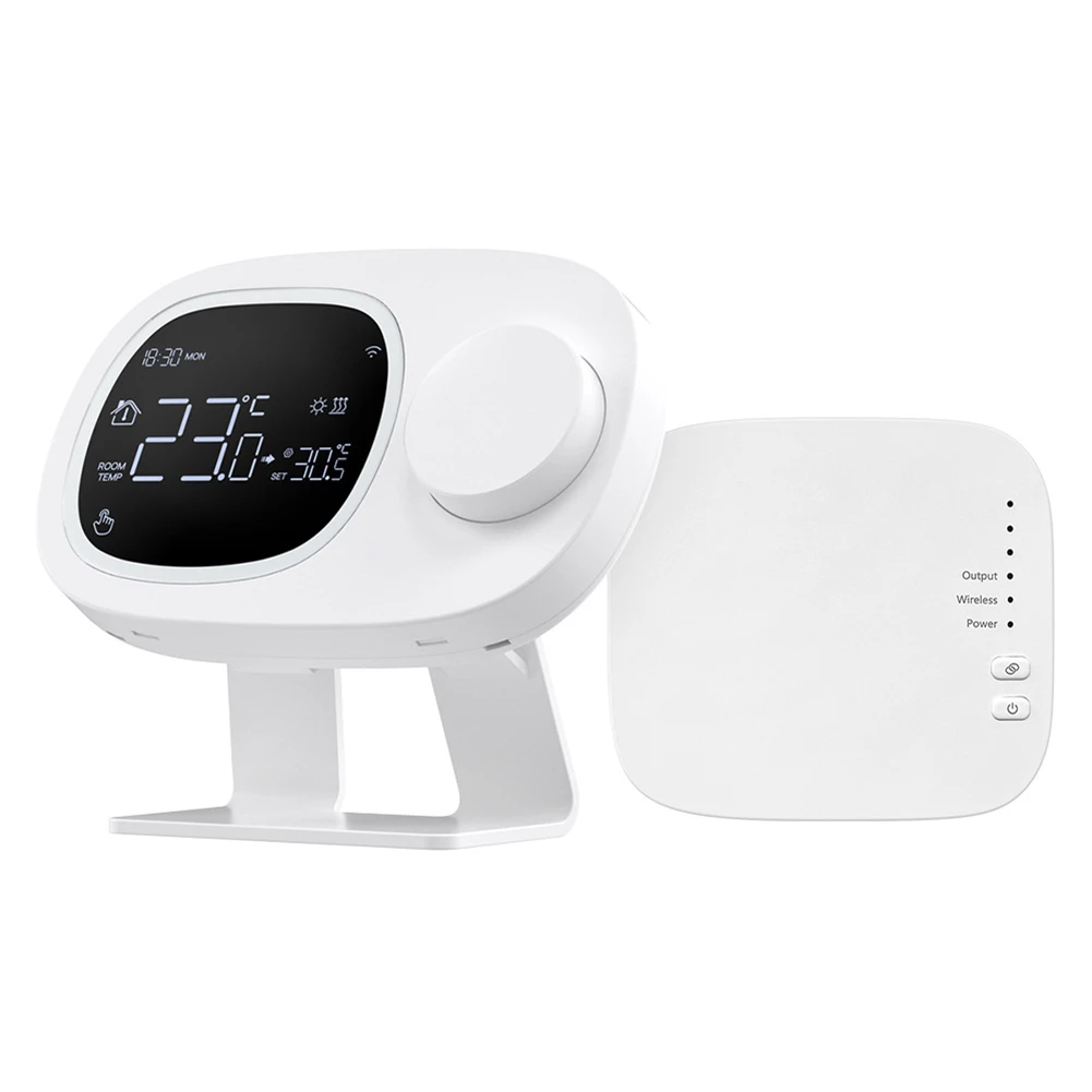 For Tuya Smart For WiFi Water Heating Thermostat with User Friendly Interface and Backlit Negative Display Screen