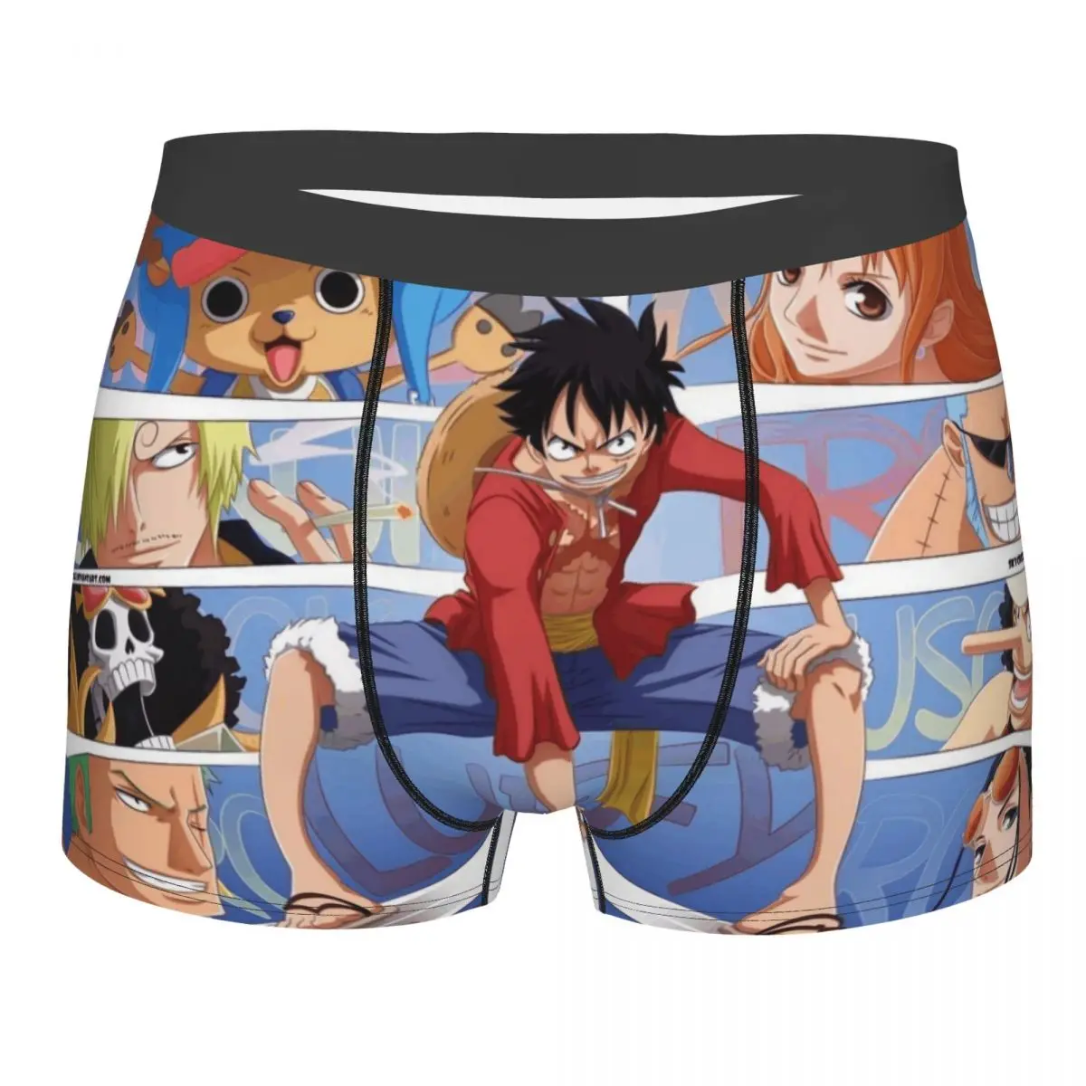 

Luffy Zoro Tony Chopper Anime Boxers Humorous Underwear Boxer Underpants Gag Gift For Man