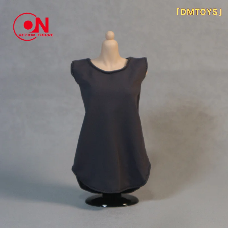 DMTOYS DF079 1/6 Skala Eis Seide Lose Beiläufige Ärmelloses T-shirt Kleidung Modell Fit 12 "Weibliche Soldat Action Figur körper Puppen