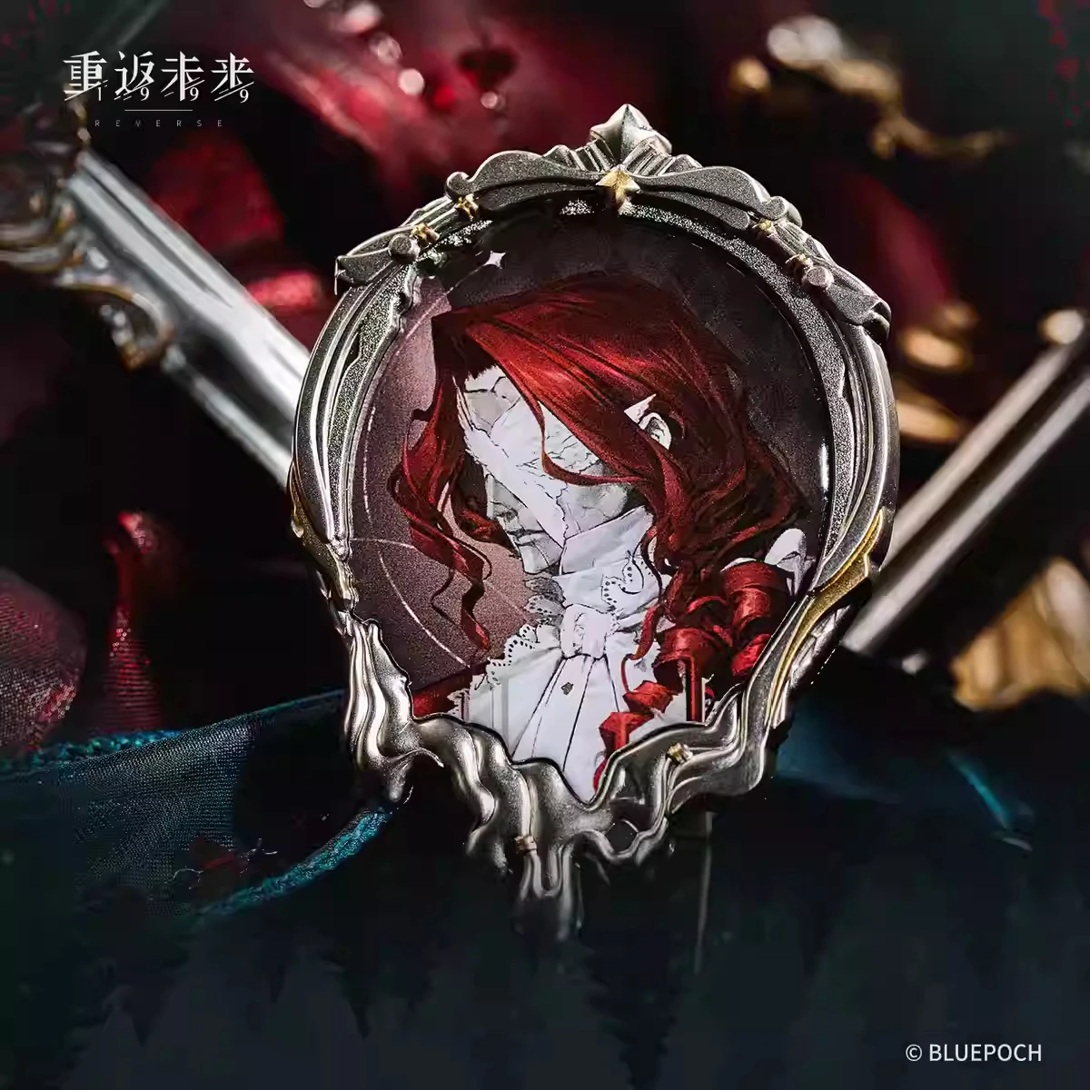 

Genuine Reverse:1999 Windsong Aleph Cristallo Anime Cosplay Tinplate Badge Collectible Card Set Cartoon Emblem Cards Brooch Gift