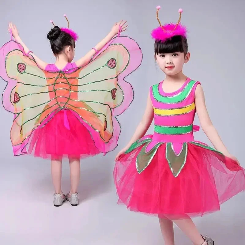 2026 New Fantasy Child Fantasia Halloween Infantil Animal Butterfly Wings Carnival Girls Kids Butterfly GEA2R