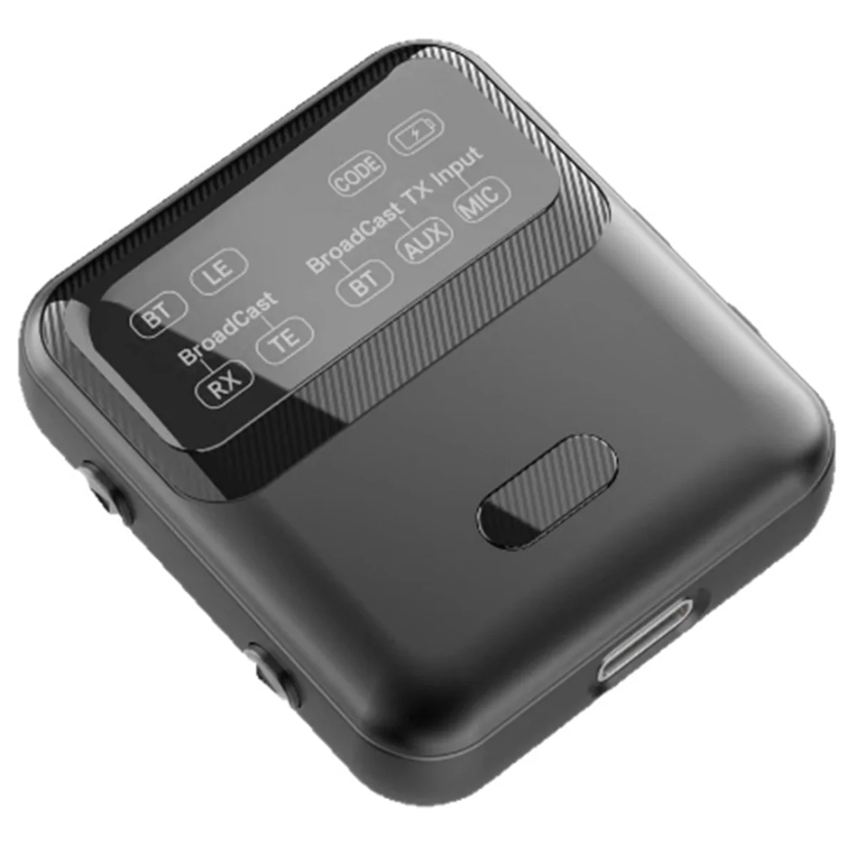 جهاز إرسال واستقبال الصوت A20M Bluetooth 5.4 LE Audio، بث 1TX إلى 100+ مشاركة أجهزة RX، تصميم مشبك