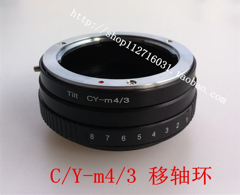 Tilt adapter ring for contax C/Y Lens To olympus Panasonic m43 GH4 gh5 GM1 gx7 GX9 gx85 g85 gf10 gf7 EM5 EM1 EM10 camera