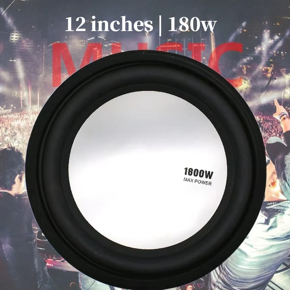 

12-дюймовый автомобильный сабвуфер, высококачественный мощный басовый динамик