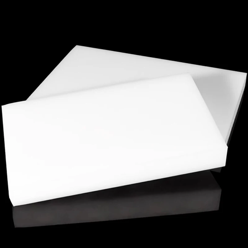الغذاء الصف PP صفائح بلاستيكية لوحة بيضاء 2-20 مللي متر سمك 100-500 مللي متر مقاومة للاهتراء لتقوم بها بنفسك قطع الحجم #5