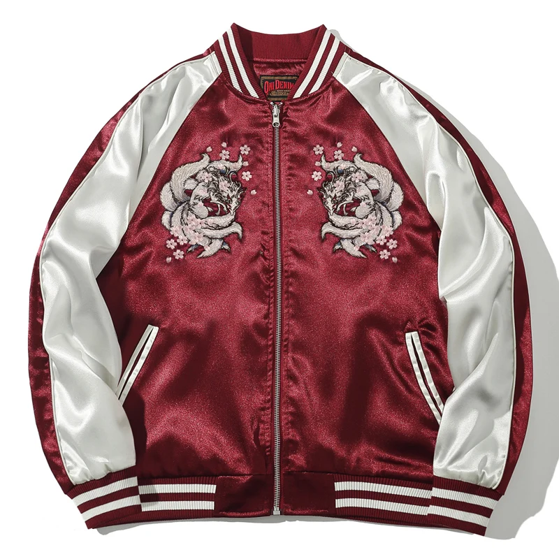 

Embroidered Yokosuka Jacket Baseball Jacket Male And Female Couples Personality Student Spring And Autumn New Style