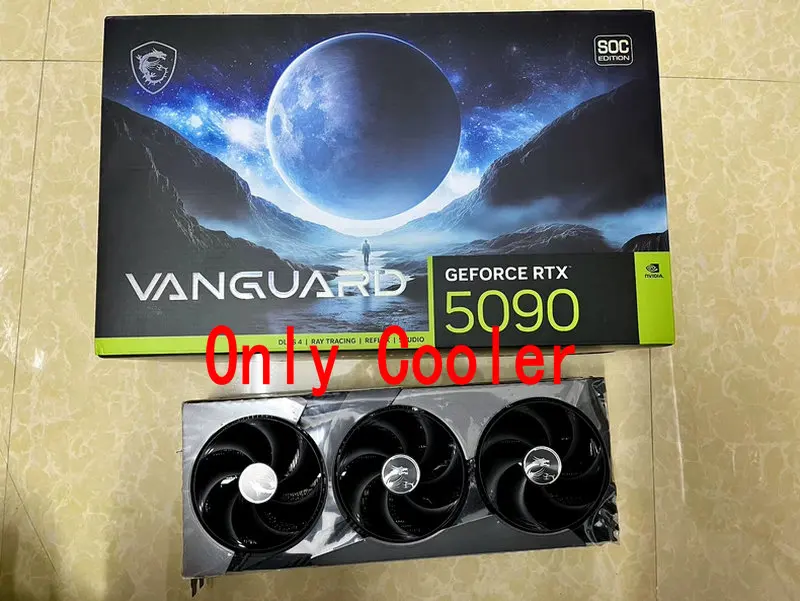 The Radiator Cooler for MSI Vanguard RTX5090 Graphics Video Card with Backplate