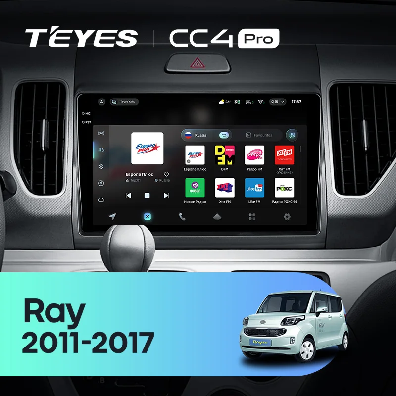TEYES CC4 PRO For Kia Ray 2011 - 2017 CarPlay Radio Multimedia Stereo Car play Android Auto 2DIN Autoradio