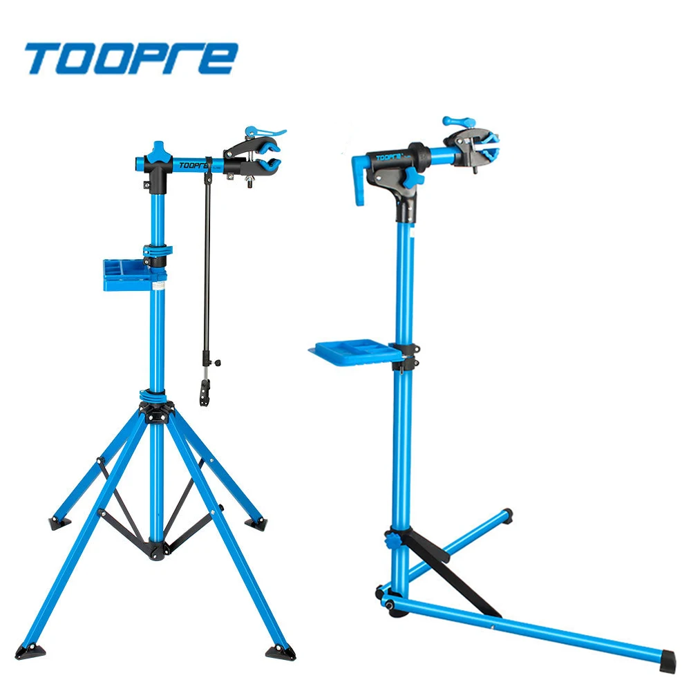 TOOPRE Mountainous Bicycle Repair Frame Fixed Workbench Bike Repair Rack Road Bicycle Parking Display Rack Foldable