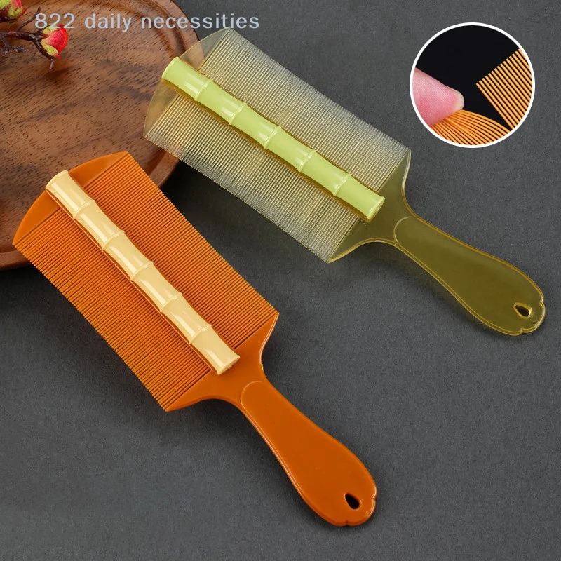 Professional Double Sided Lice Comb with Fine Tooth Ultra-Dense Comb Teeth Scalp Massage Pet Flea Removal Tool for Children