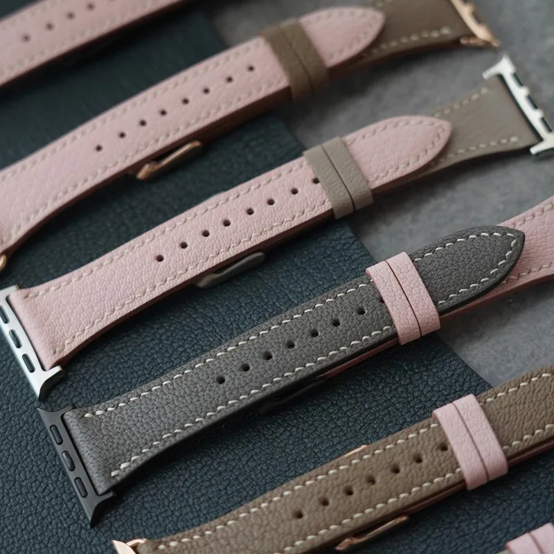 

Parts are suitable for watch10 generation 9/8/iwatchSE sheepskin gray powder color matching