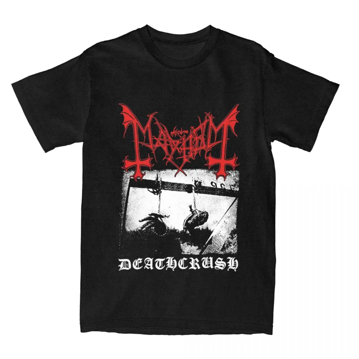 Men Women\'s Shirt Mayhem Deathcrush Euronymous Dead Varg Merchandise Creative Cotton T Shirts O Neck Clothes All Seasons