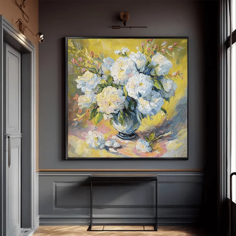

Beautiful Flower Art Painting Jigsaw Puzzle 500/1024 PCS Holiday Stress Relieving Fun Games Home Decor Holiday Gifts