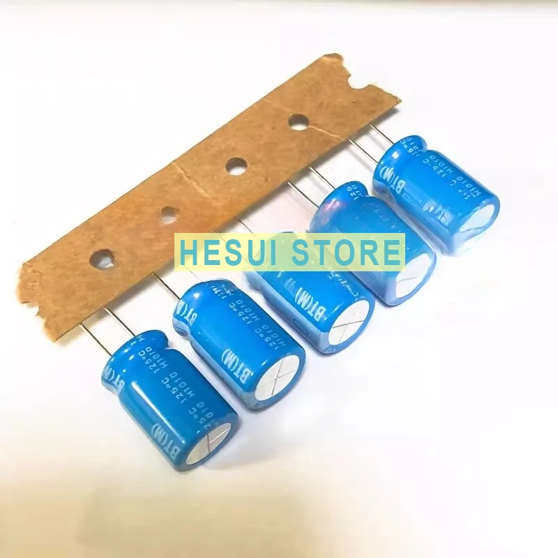 

Конденсатор Nichicon BT с высокой термостойкостью 125 градусов 4.7/100/220/330/470 мкФ 25В/35В/50В/63В/80В