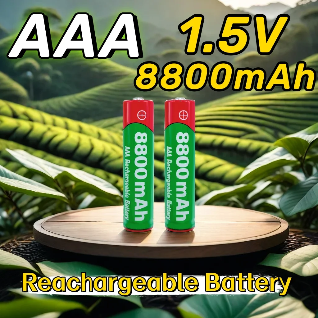 

AAA1.5V Battery 8800mAh Rechargeable Battery Lithium Ion 1.5 V AAA Battery for Clocks Mice Computers Toys So on