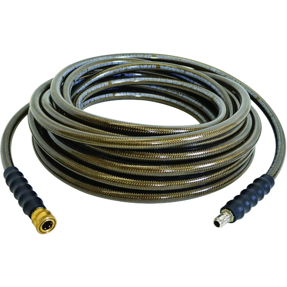 Pressure Washer Hose, Cold Water Use, 3/8 Inch Inner Diameter, 200-Foot, Brown