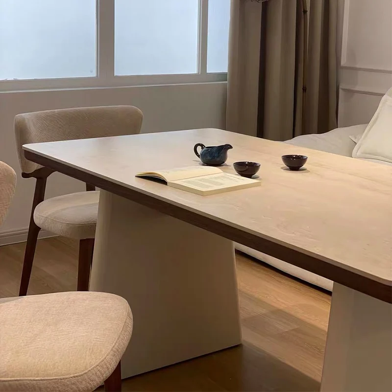 المطبخ مطعم طاولة طعام الشمال الحديثة مكتب الخشب طاولة طعام كراسي غرفة المعيشة صالة Mesas De Comedor أثاث المنزل #4