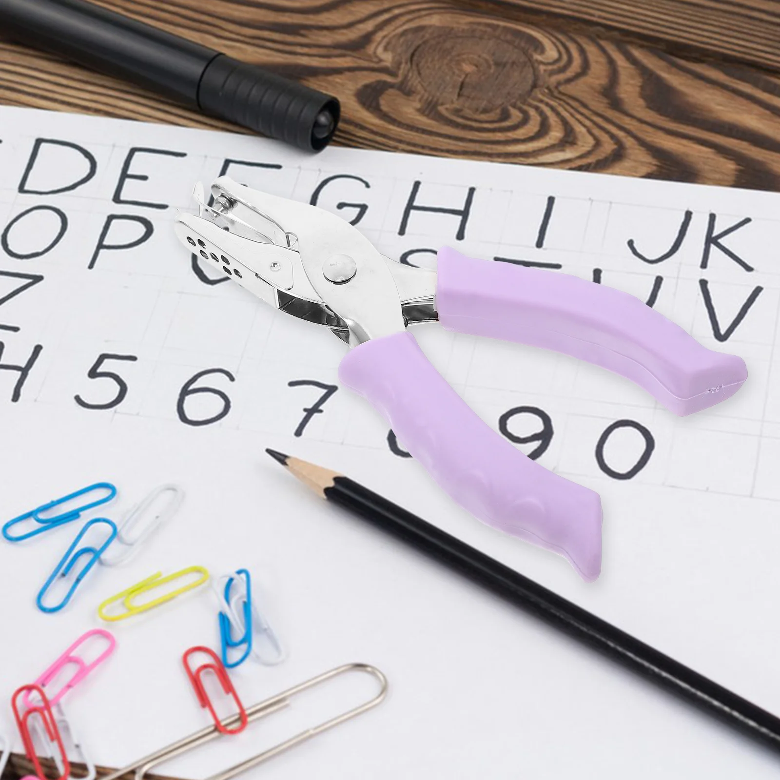 

Handheld Hole Puncher Small Portable Single Hole Punch Manual Tool for Paper Crafts Tags Folder Label Ticket Validation and