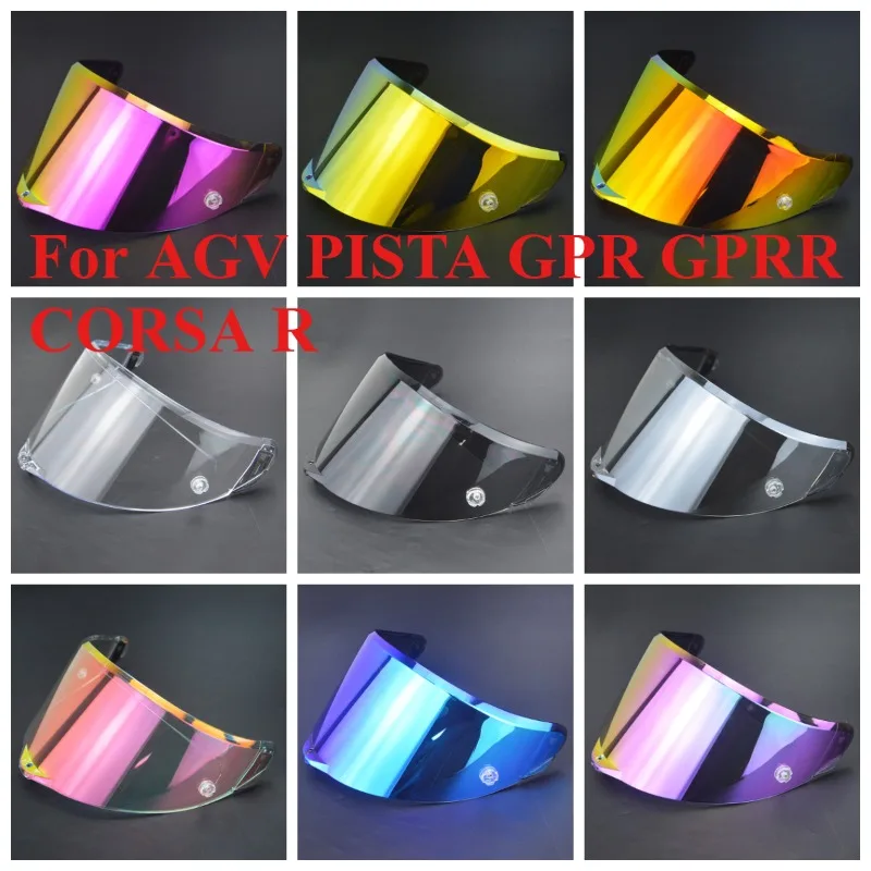 Visor for AGV PISTA GPR GPRR CORSA R Helmet Lens Anti Fog High Impact Protection UV Cut Durable High Strength
